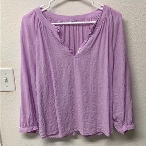 Old Navy Boho Blouse - lilac